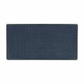 Achim Importing Achim  20 x 39 in. Woven-Embossed Faux-Leather Anti-Fatigue Mat, Navy AF2039NY12